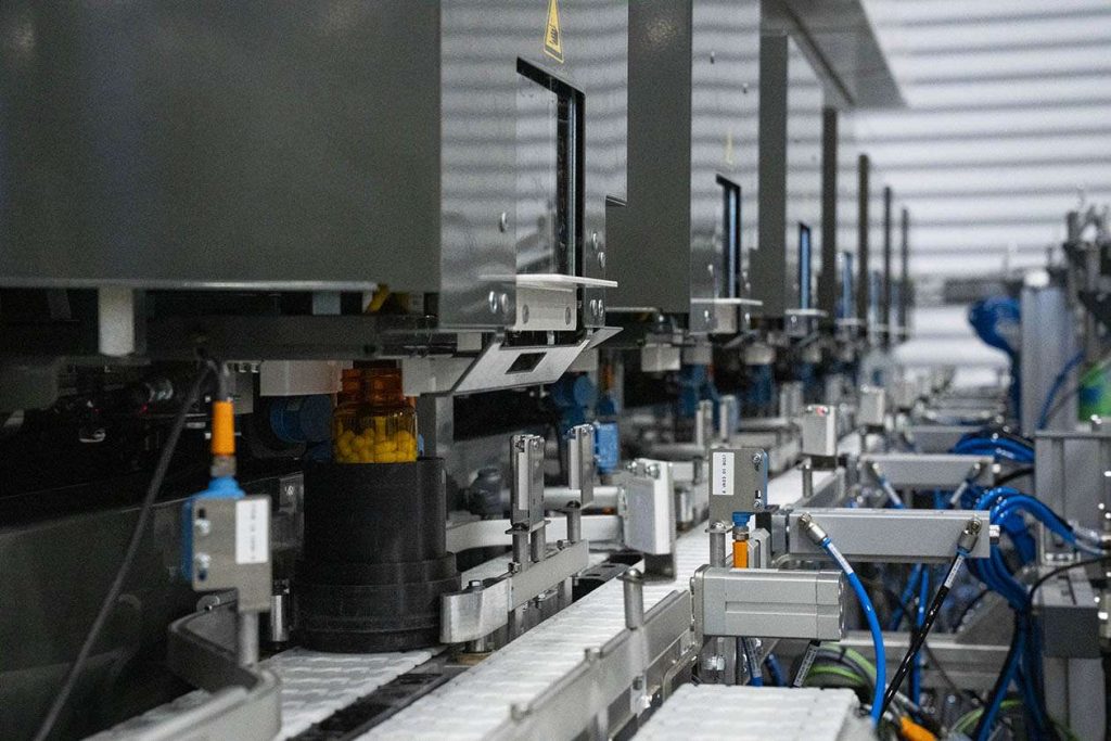 CopilotKMeD Fill automated medication dispensing system from KNAPP enhancing accuracy, secure handling, and high‑throughput fulfillment for pharmacy and healthcare operations.