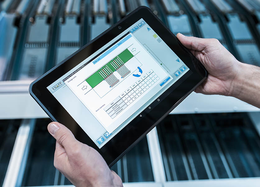 Image of an iPad displaying pharmacy and fulfillment insights to illustrate how a holistic approach to pharmacy operations improves efficiency, supports better patient care, and achieves rapid ROI.