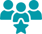 Icon representing diversity, highlighting KNAPP’s commitment to fostering a workforce made up of varied backgrounds, perspectives, and experiences across the organization.