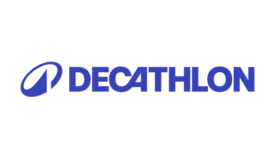 Decathlon company logo representing a KNAPP customer partnership and showcasing their role as a global sporting goods retailer supported by advanced automation, distribution, and fulfillment solutions.