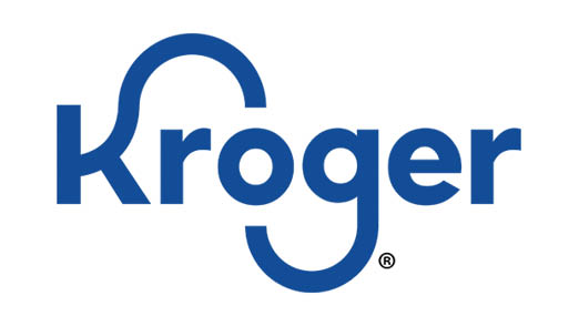 Kroger company logo representing a KNAPP customer partnership and showcasing their role as a major grocery retailer supported by advanced automation, distribution, and fulfillment solutions.