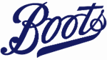 Boots company logo representing the well‑known UK health and beauty retailer, symbolizing its trusted presence in pharmacy services, personal care products, and wellness solutions.
