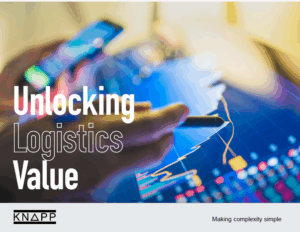 eBook thumbnail highlighting strategies for unlocking logistics value, showcasing insights into automation, data‑driven optimization, and innovative technologies that help supply chain and warehouse operations reduce costs, increase efficiency, and improve overall performance.