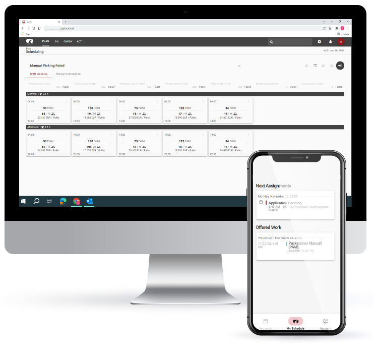 Image representing resource management, showcasing intelligent workforce optimization, dynamic task allocation and data‑driven planning for improved operational efficiency.