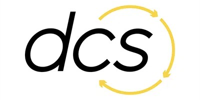 dcs designed conveyor systems logo representing the trusted partnership with knapp and symbolizing expertise in engineered conveyor solutions and integrated material handling automation.