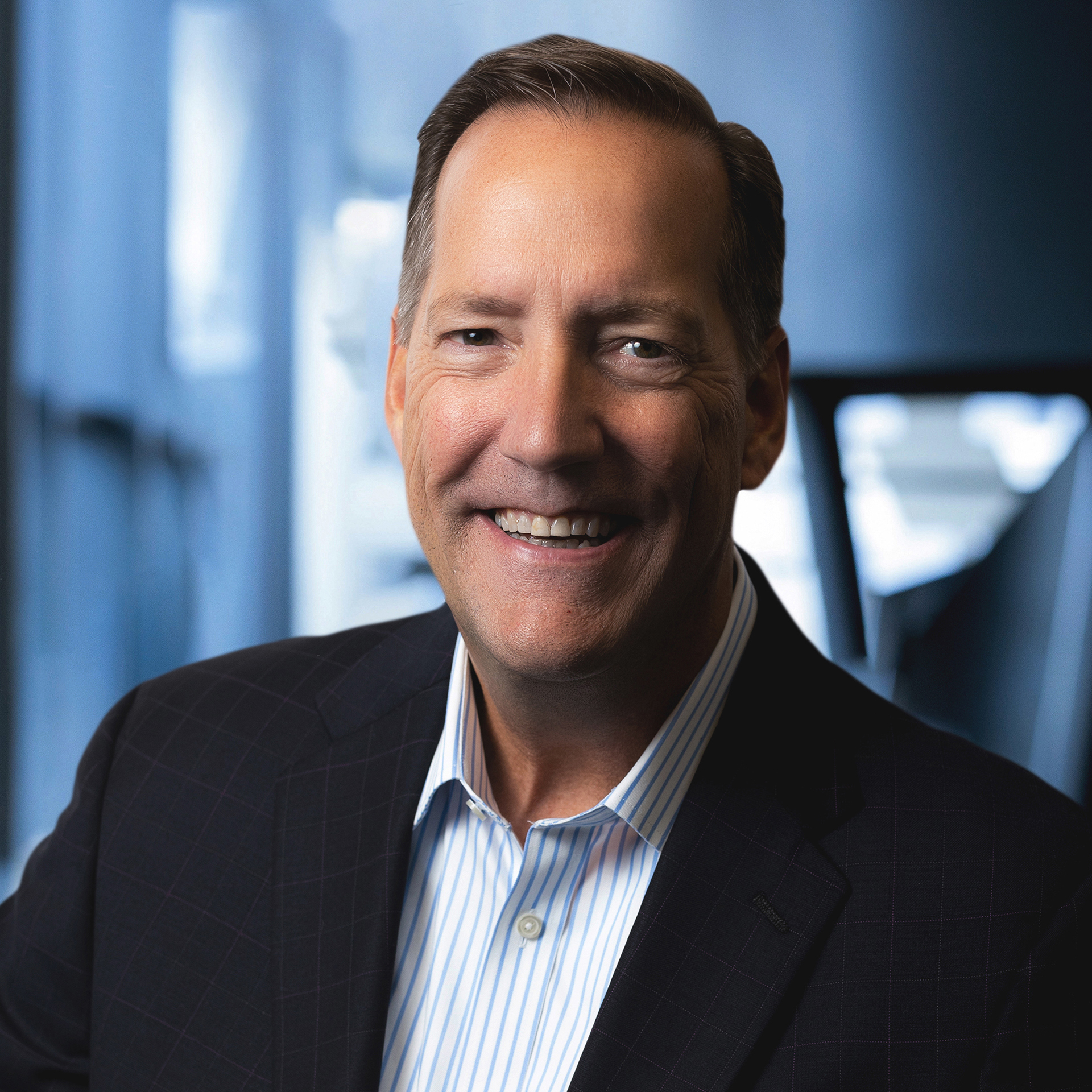 Brian Sullivan, Principal for KNAPP’s Pharmacy Division, professional headshot showcasing deep expertise in automated pharmaceutical distribution, fulfillment technology, and supply chain solutions.