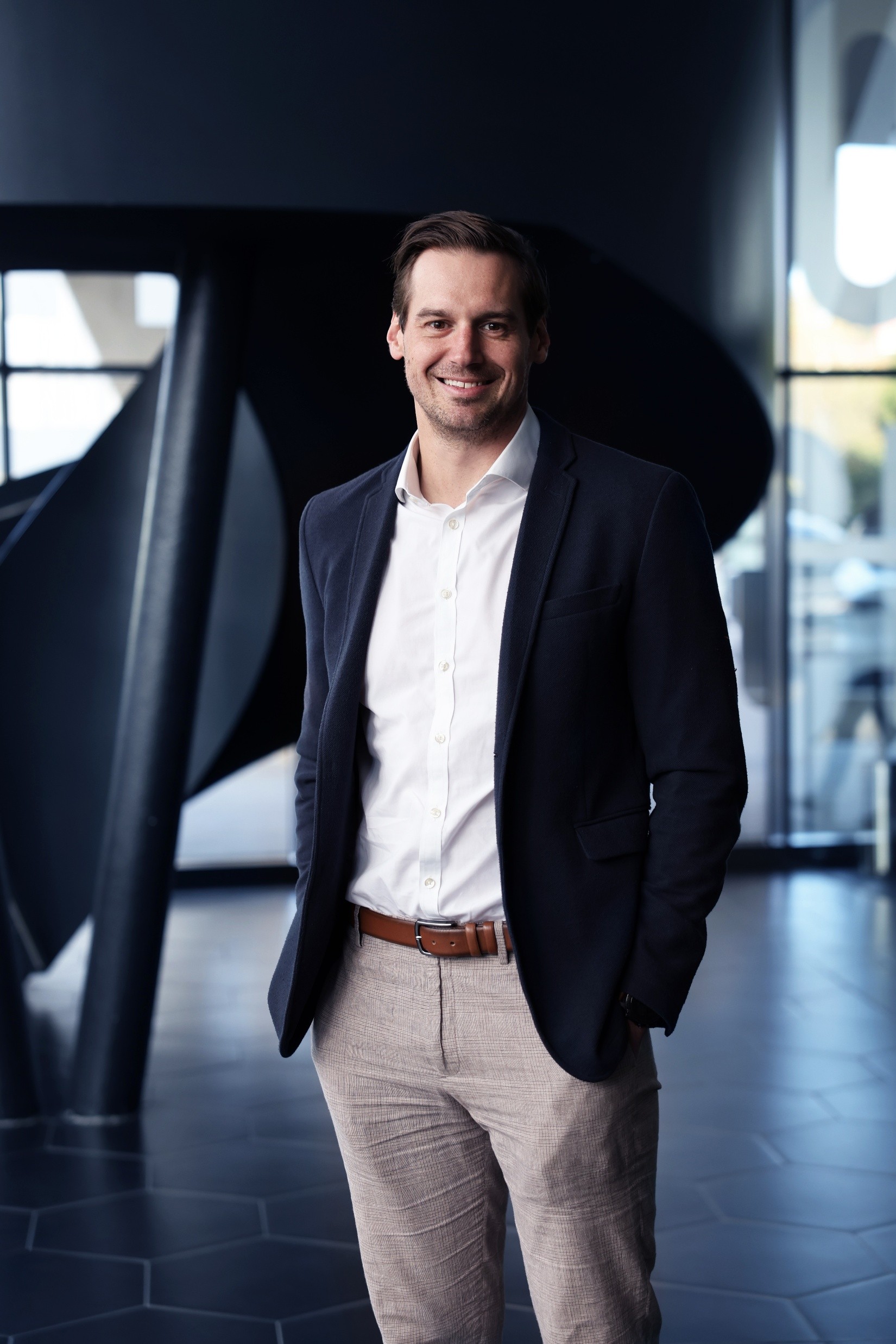 Portrait of Clemens Bauer, CFO of KNAPP North America, highlighting his financial leadership, operational oversight, and role in guiding the company’s strategic growth across the region. Provide your feedback on BizChat