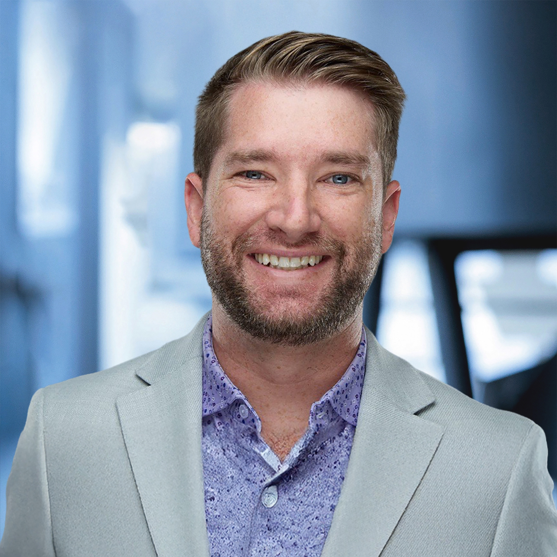 Michael Reighard, Senior Sales Manager for KNAPP’s Retail Division, professional headshot representing leadership in retail automation solutions.