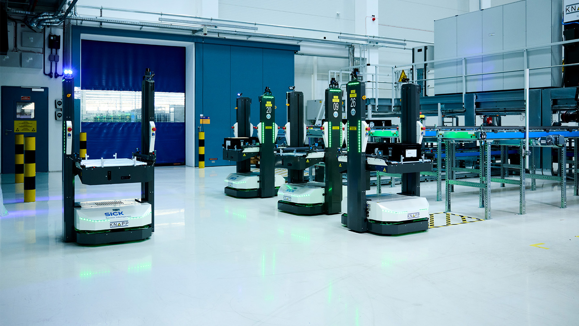 Smart Production Logistics Using Open Shuttles and SAP® EWM.