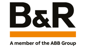 Logo of B&R, a KNAPP customer for industry and manufacturing.